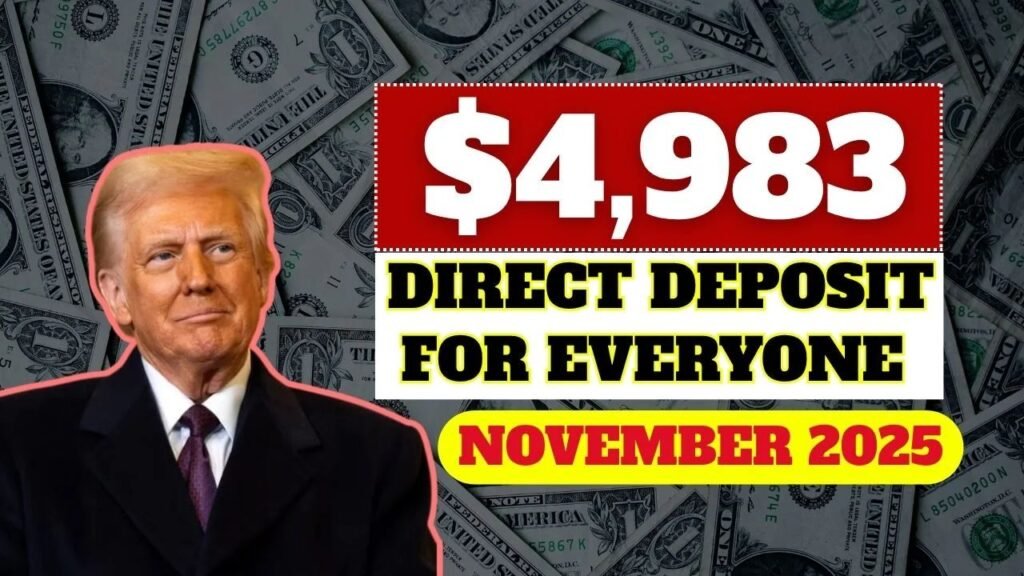 $4,983 Direct Deposit 